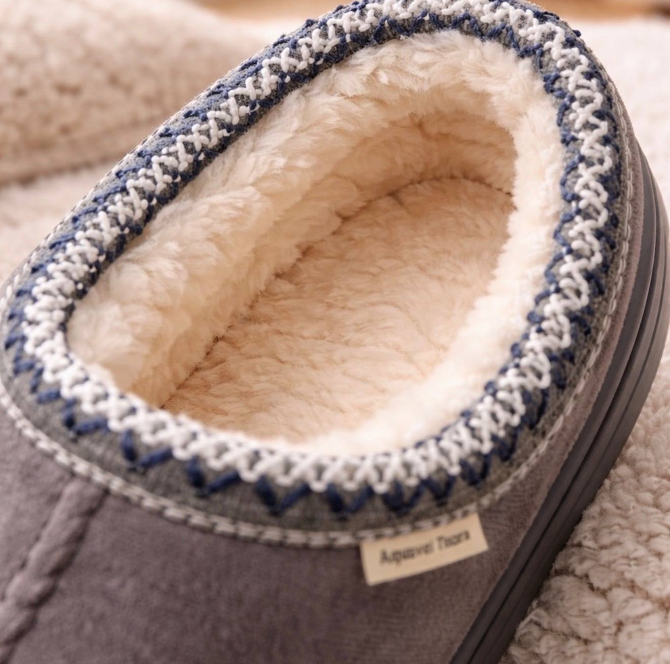 Ultra Cozy Home Slippers – Warm & Soft  Gray
